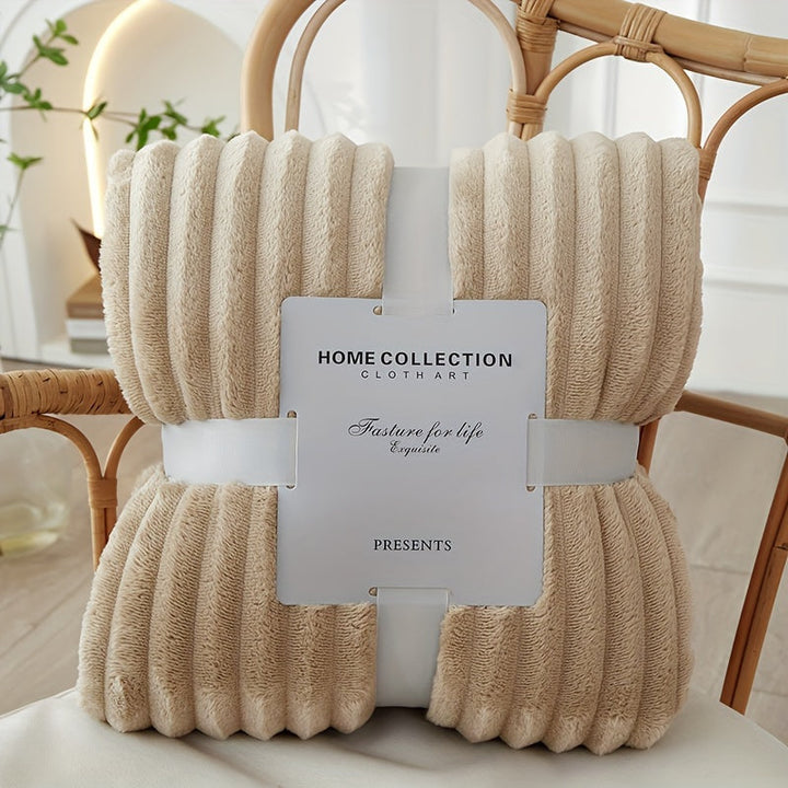 Luxury Flannel Polyester Blanket – Ultimate Comfort & Warmth Noxord