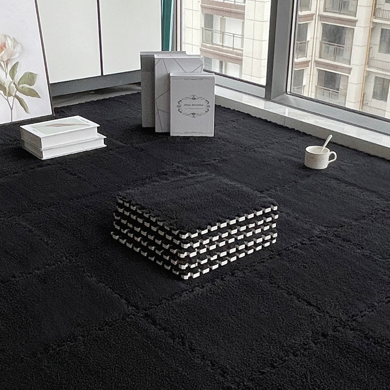 Kalsten | Multicolored Level Loop Carpet Tile Non-Slip Composite Floor Tiles for Bedroom