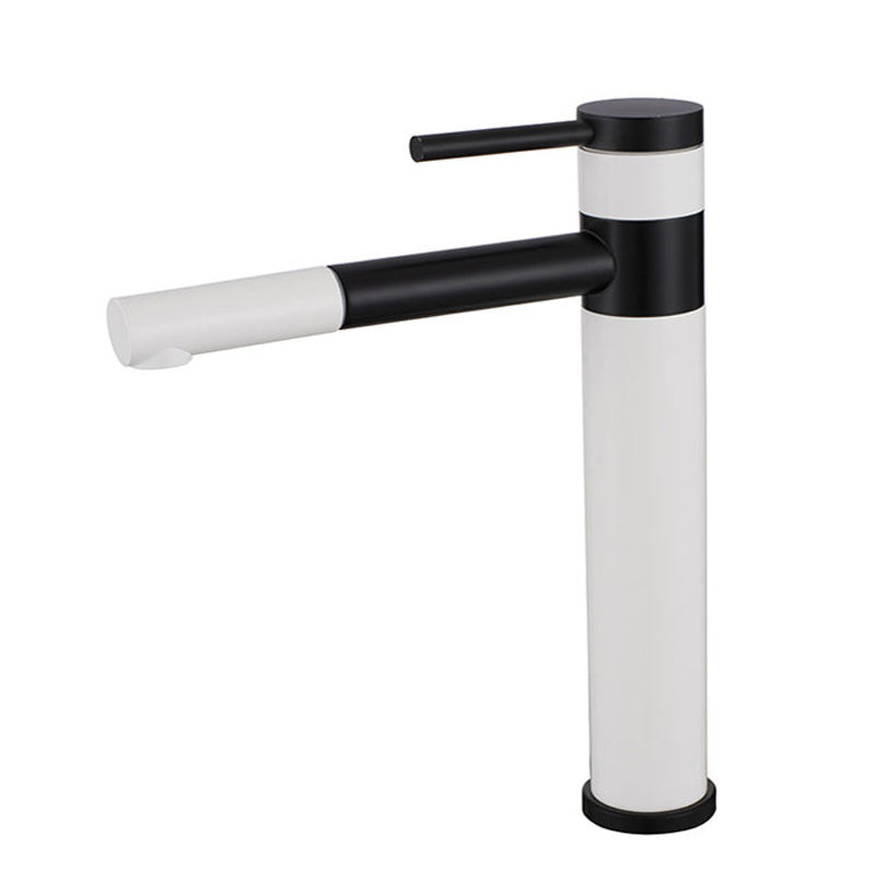 Kalsten | Modern Vessel Sink Faucet Stainless Steel Single Handle Low Arc Pull Down Vessel Faucet