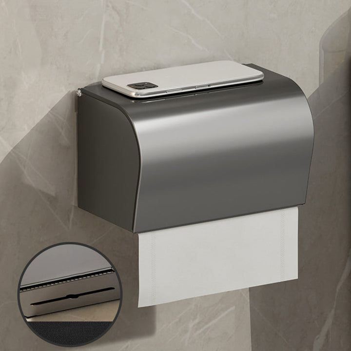 Kalsten | Contemporary Bathroom Accessory Set Grey Aluminum Bathroom Accessory Kit
