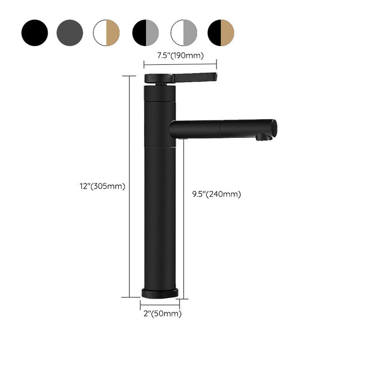 Kalsten | Lever handle faucet Glam Style with swivel spout for the bathroom