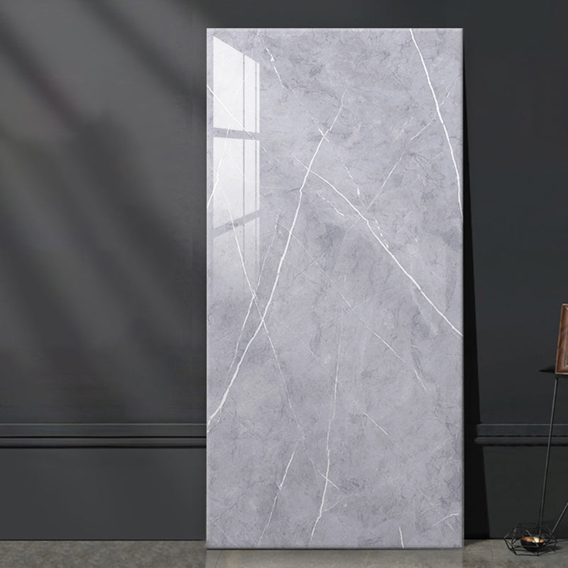 Kalsten | Waterproof Bathroom Splash Guard Tiles Classic Marble Peel and Stick Splash Guard Tiles