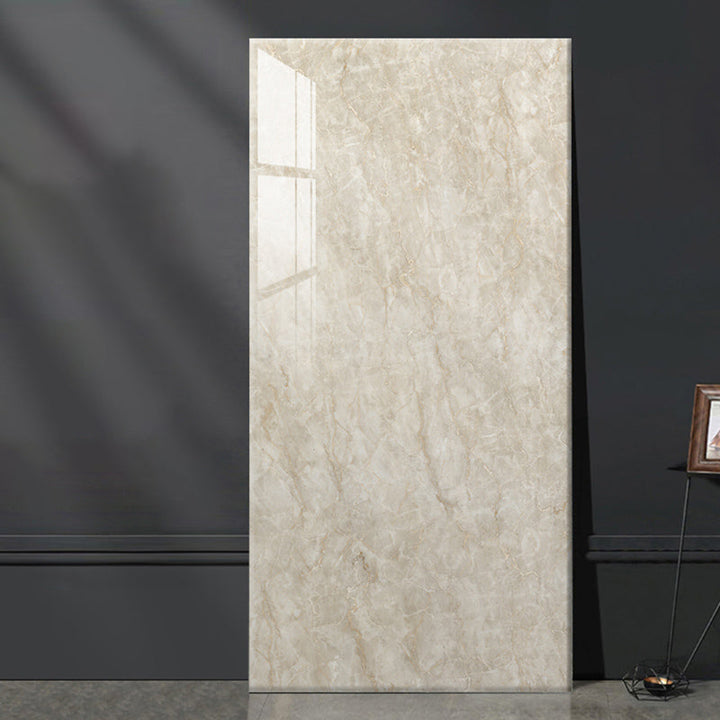 Kalsten | Waterproof Bathroom Splash Guard Tiles Classic Marble Peel and Stick Splash Guard Tiles