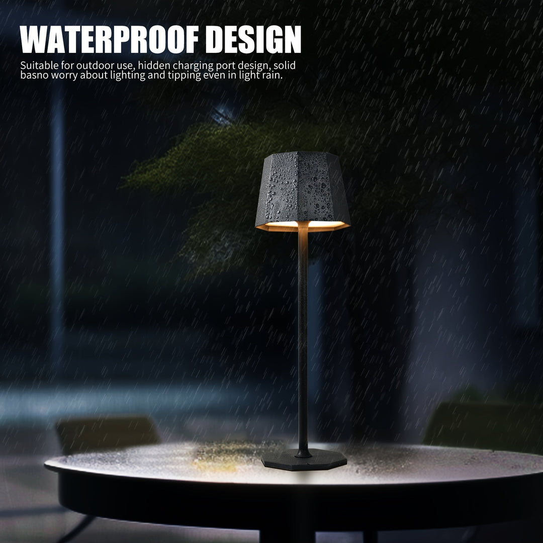 DuoGlow | Battery-Powered 2-Piece Set Cordless Table Lamp Noxord