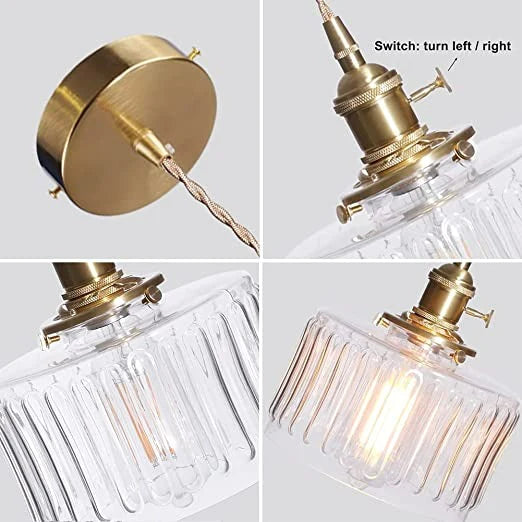 Vintage Crystal Pendant Lamp - Celeste | Kalsten