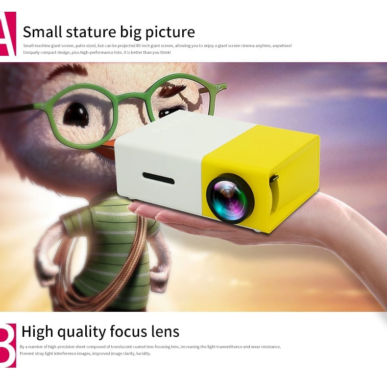 Mini projector Experience your movies everywhere | Kalsten