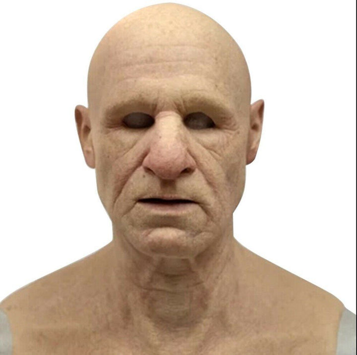 Kalsten | Creepy Old Man Mask – Realistic Latex Halloween Mask for Adults