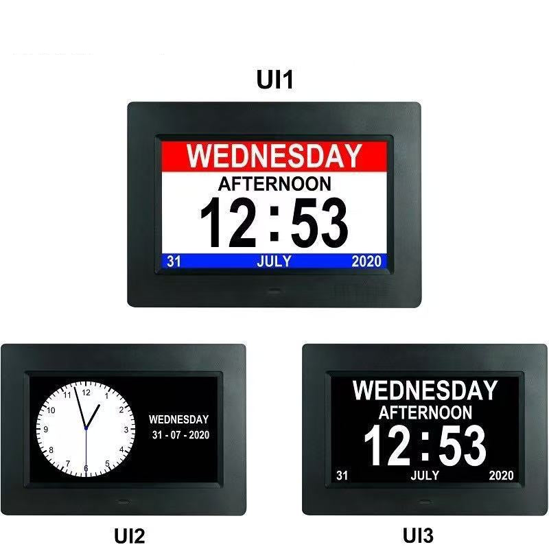 Kalsten | 11.5-Inch Digital Calendar Day Clock with 19 Reminders – Claryon