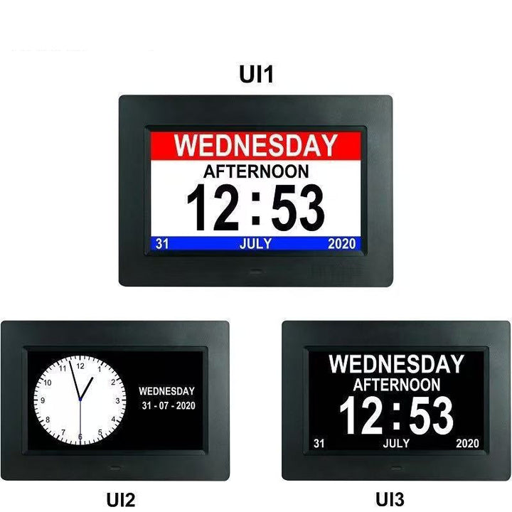 Kalsten | 11.5-Inch Digital Calendar Day Clock with 19 Reminders – Claryon