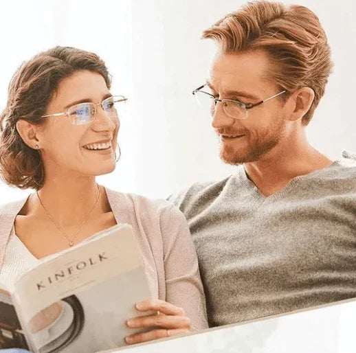 Kalsten | Progressive reading glasses with high hardness and anti-blue light filter for distance and near viewing