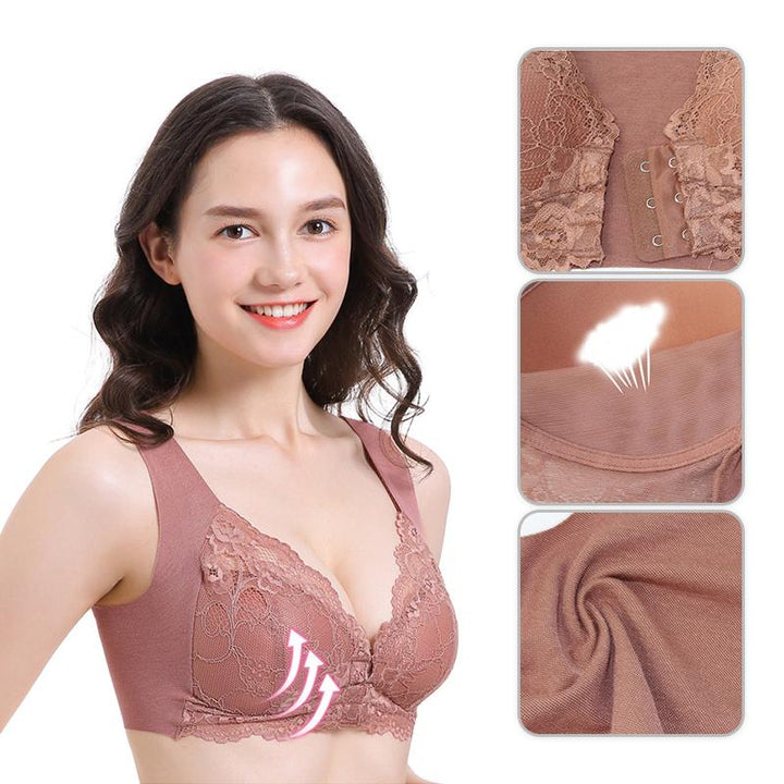 Kalsten | Lace bra with front buckle