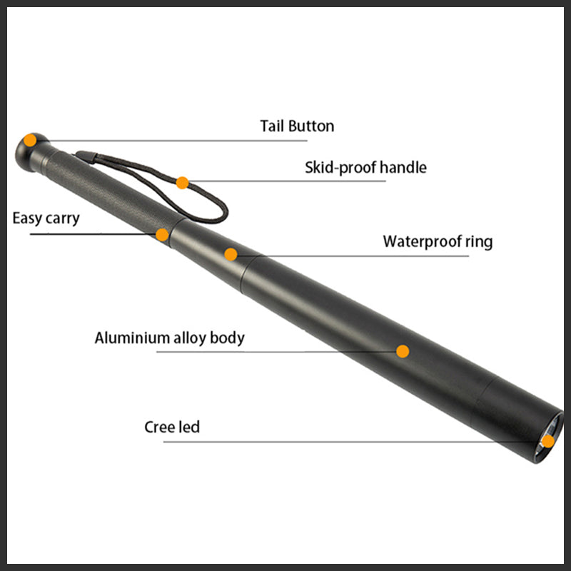 Baseball Bat LED Torch Flashlight
