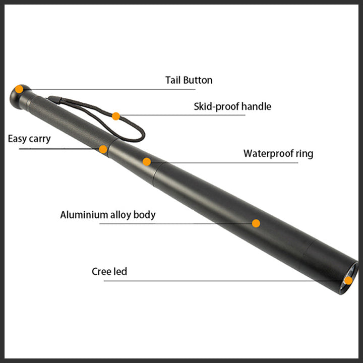 Baseball Bat LED Torch Flashlight