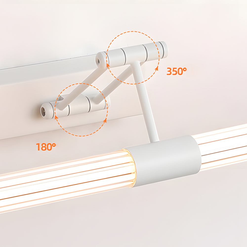Foldable LED Vanity Light with Dual Adjustable Arms and 360-Degree Lighting | Noxord
