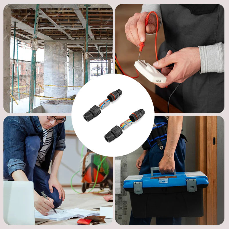 Waterproof electrical wire connector for outdoor use | Kalsten