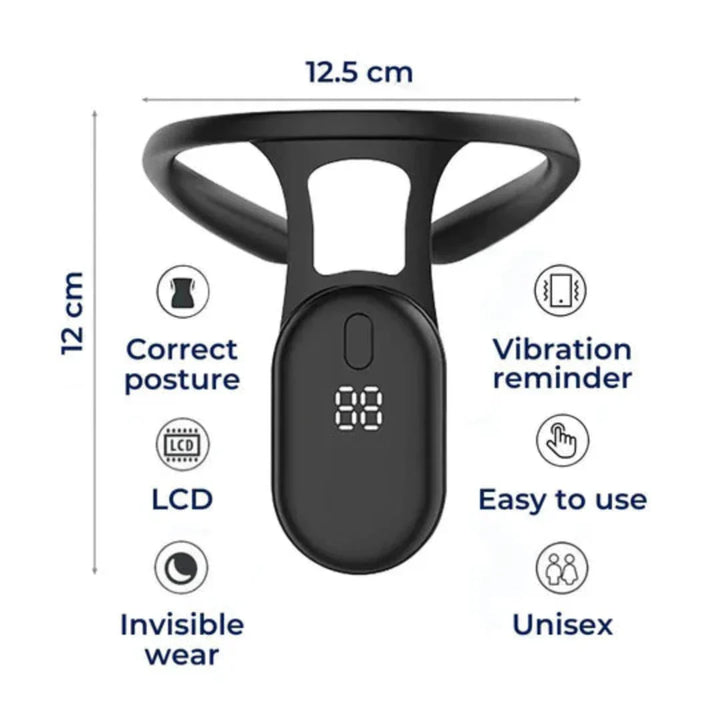 Noxord | Cervical Spine Traction Neck Support for Posture Correction | Adjustable Neck and Back Posture Corrector | Spine Alignment and Relief | Real Time feedback