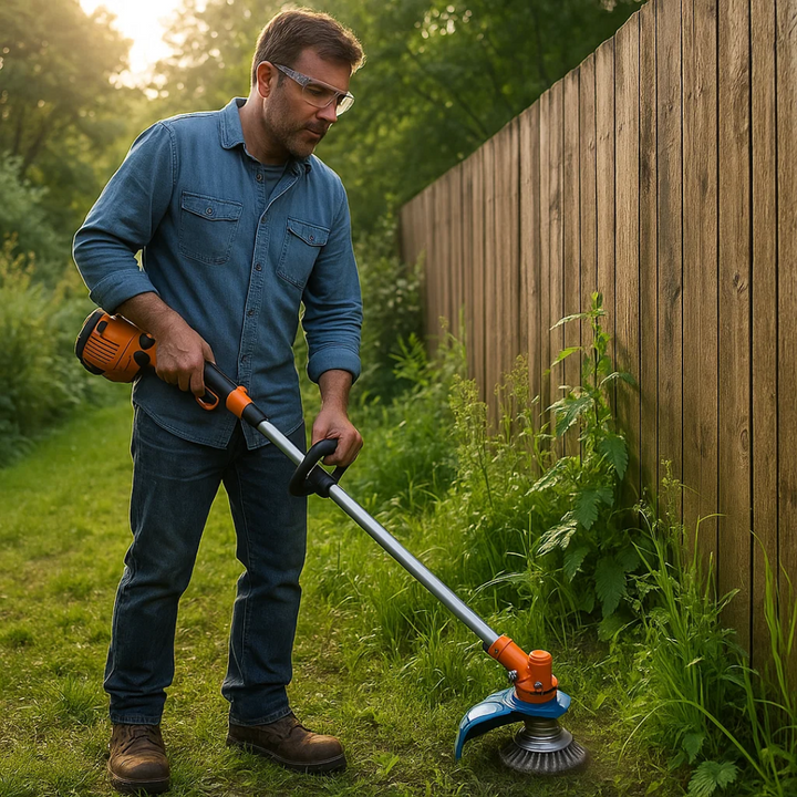 Kalsten | Grass Cutting Turbo Head – Universal 6-Blade Weed Brush for Trimmers