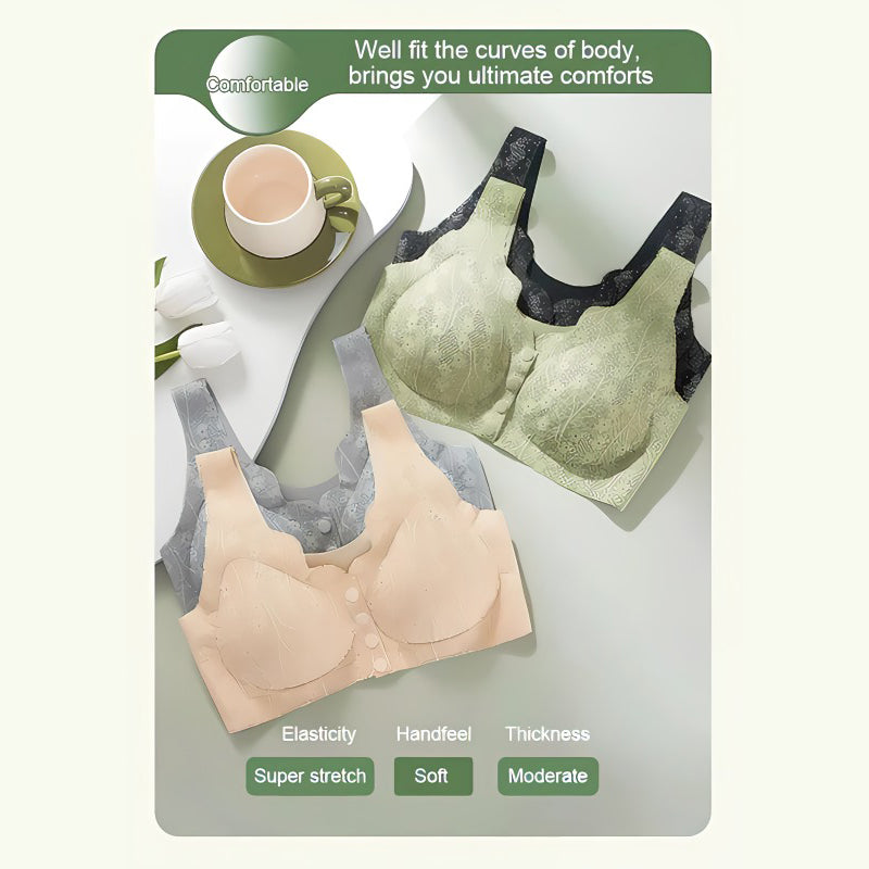 Kalsten | Comfortable & Convenient Front Button Bra