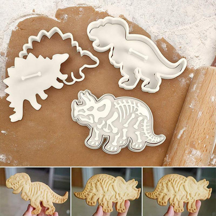 Dinosaur Cookie Molds (3-piece set) | Kalsten