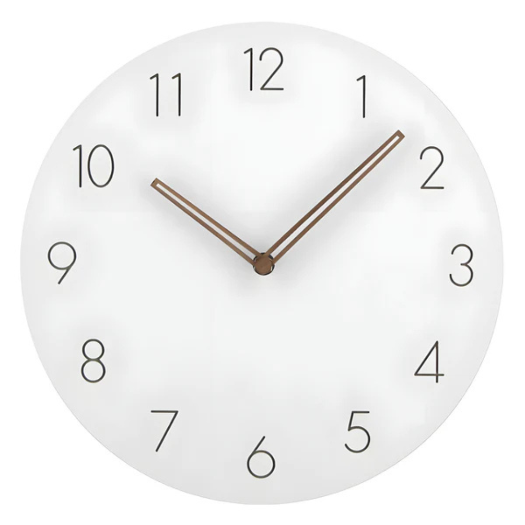 Kalsten | Large Wooden Wall Clock – Minimalist Design with Silent Movement