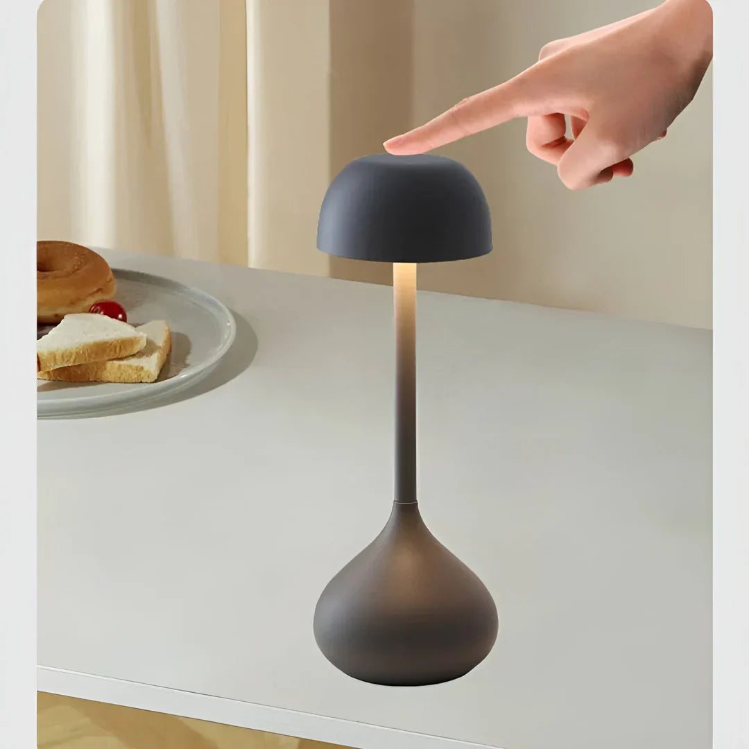 Cordless Dimmable Mushroom Table Lamp | Kalsten