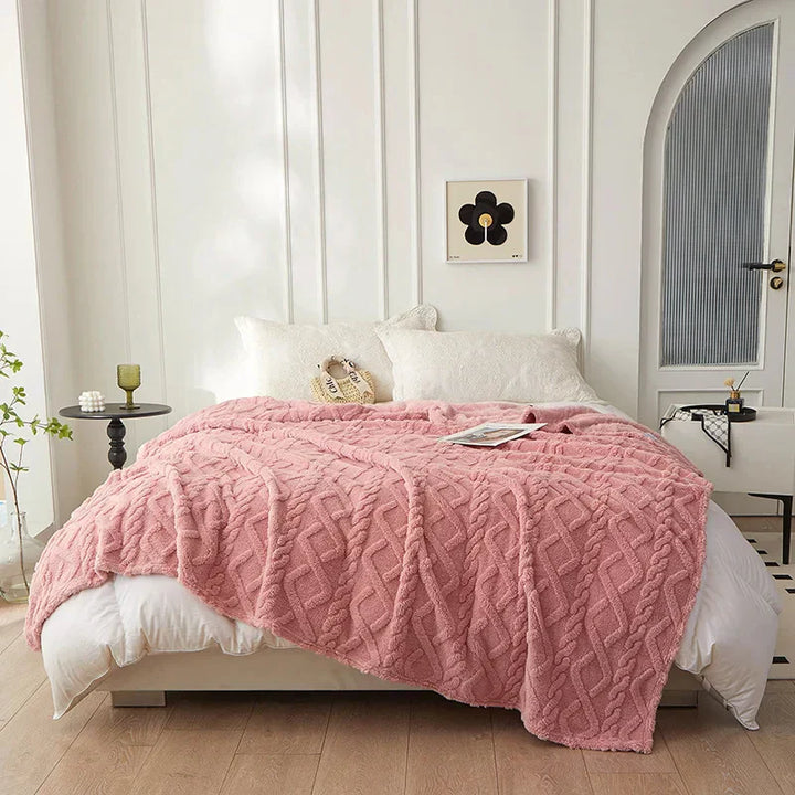 Luxury Lambswool Blanket for Bedroom Kalsten