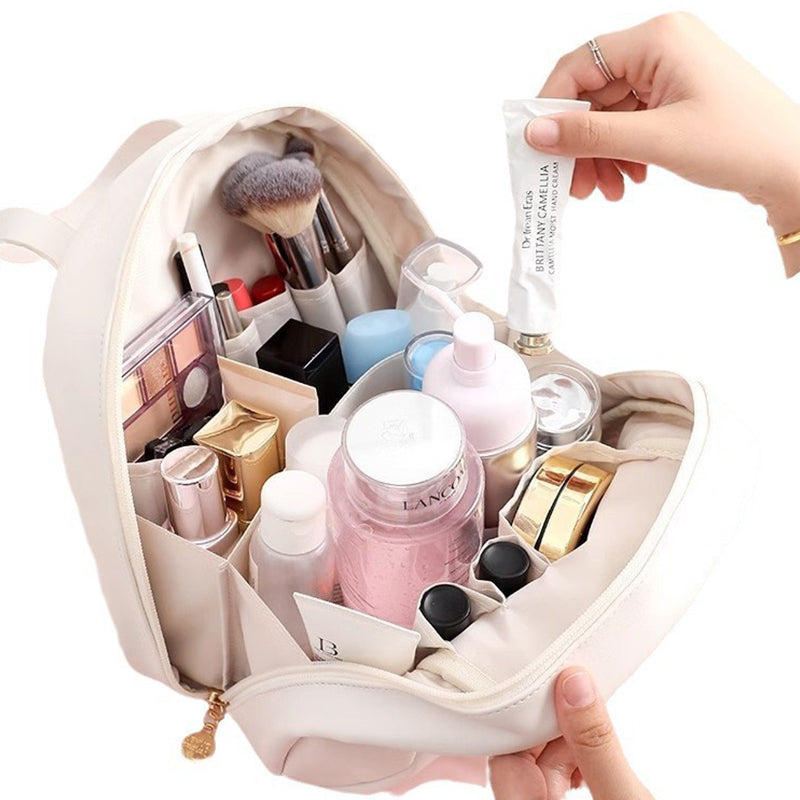Large Capacity Handheld Shell Cosmetic Bag | Kalsten