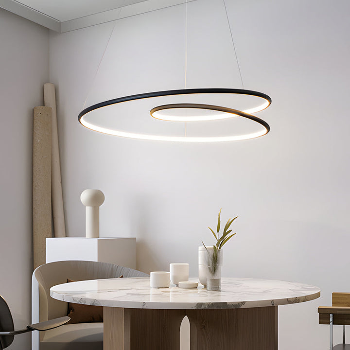 Modern LED chandelier with dimming function – pendant light for dining room and living room | Kalsten