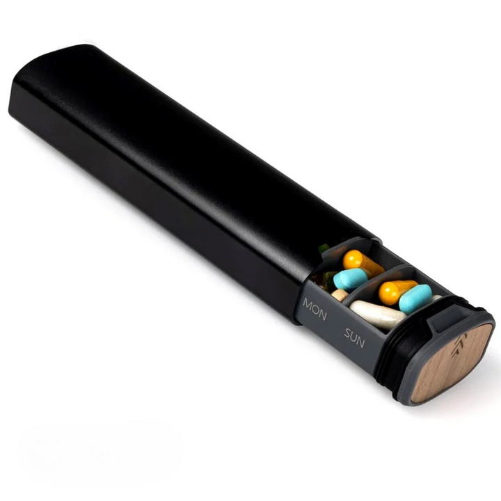 Kalsten | 7-Day Medication Organizer – Compact Leakproof Pillbox for Home and Travel