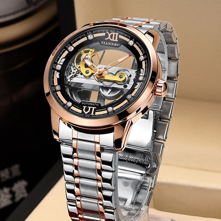 Noxord | Skeleton Tourbillon Ultra Thin Automatic Mechanical Watch