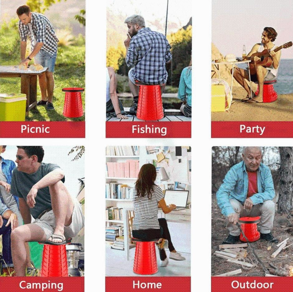 Portable Retractable Folding Stool | Kalsten