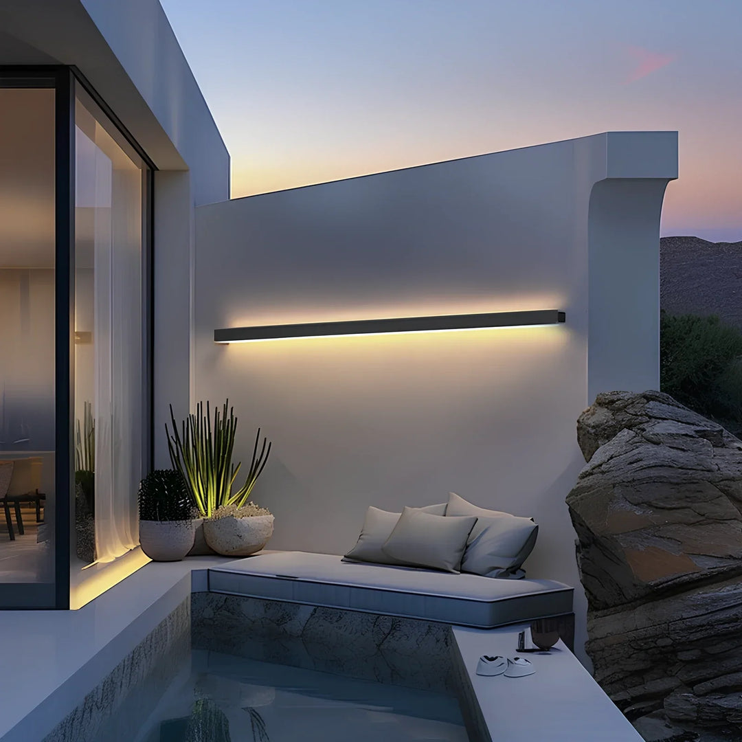 Modern Aluminum LED Outdoor Wall Light Noxord