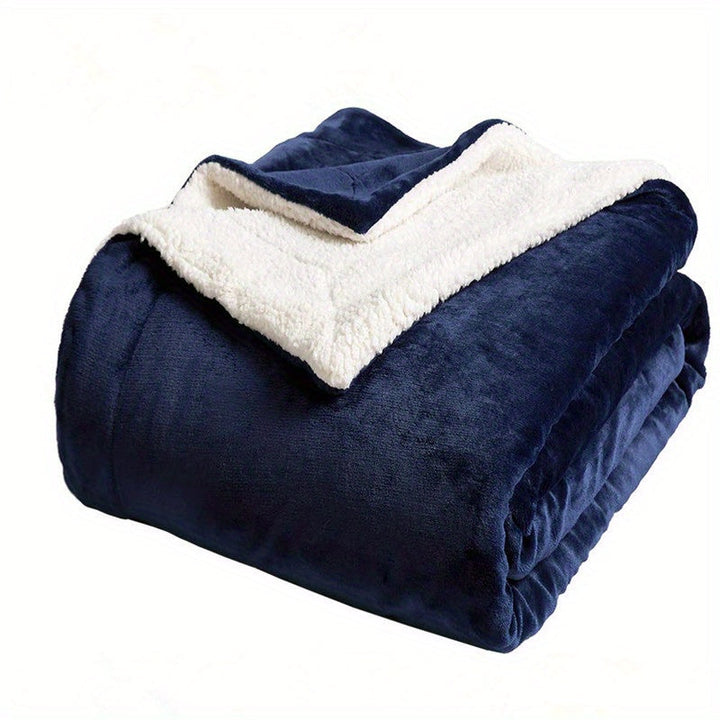 Chic Sherpa Fleece Blanket for Optimal Comfort Noxord