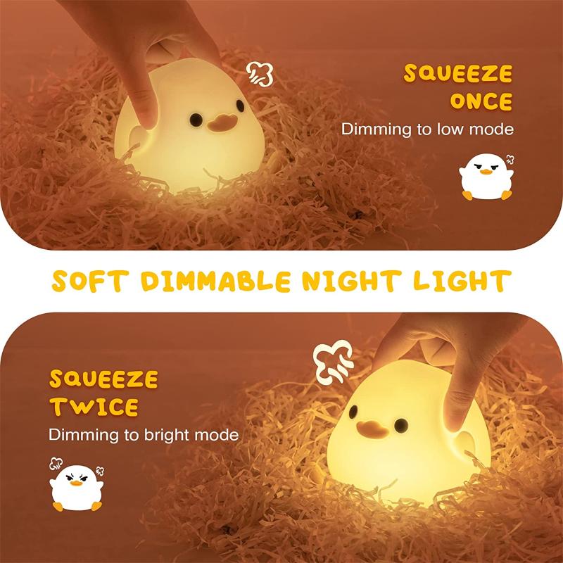 Ducky Buddy Lamp - Soothing Night Light For A Better Sleep Of Your Child Noxord