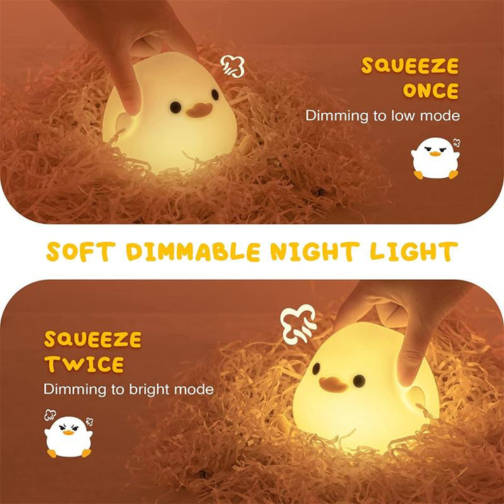 Ducky Buddy Lamp - Soothing Night Light For A Better Sleep Of Your Child Noxord