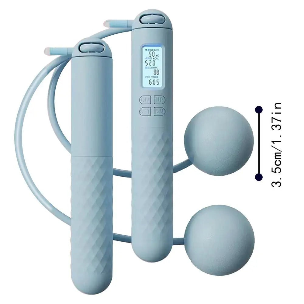 Wireless Jump Rope with Counter – Weighted Handles for Home Cardio Workouts | Kalsten