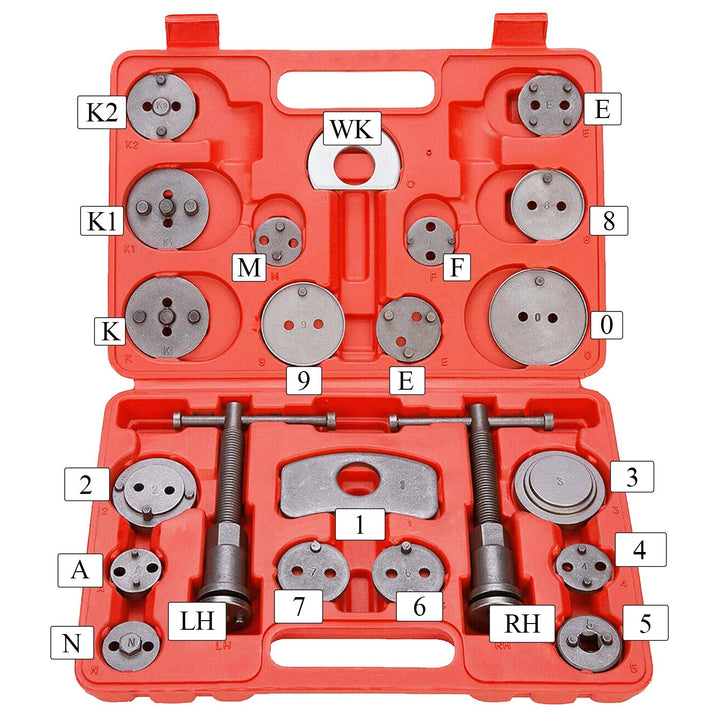 22 PCS Brake Caliper Reset Tool Set Universal | Kalsten