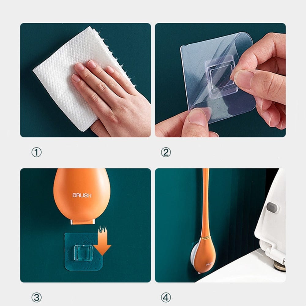 Kalsten | Flexible Silicone Toilet Brush Modern Design
