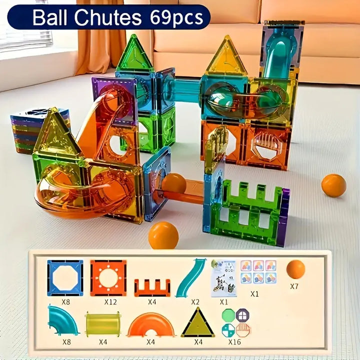 Kalsten | Magnetic Building Blocks Set - Create Endless Adventures with 69 Pieces