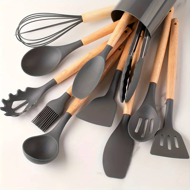 Kalsten | Silicone Kitchen Tools Set – Heat Resistant and Scratch Resistant