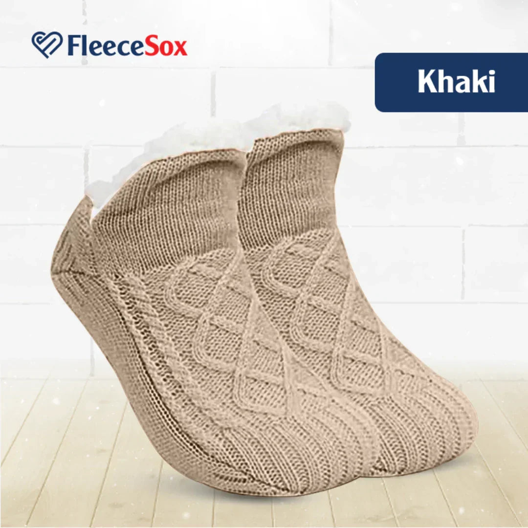 Kalsten | Fleece-Lined Non-Slip Thermal Slippers Socks
