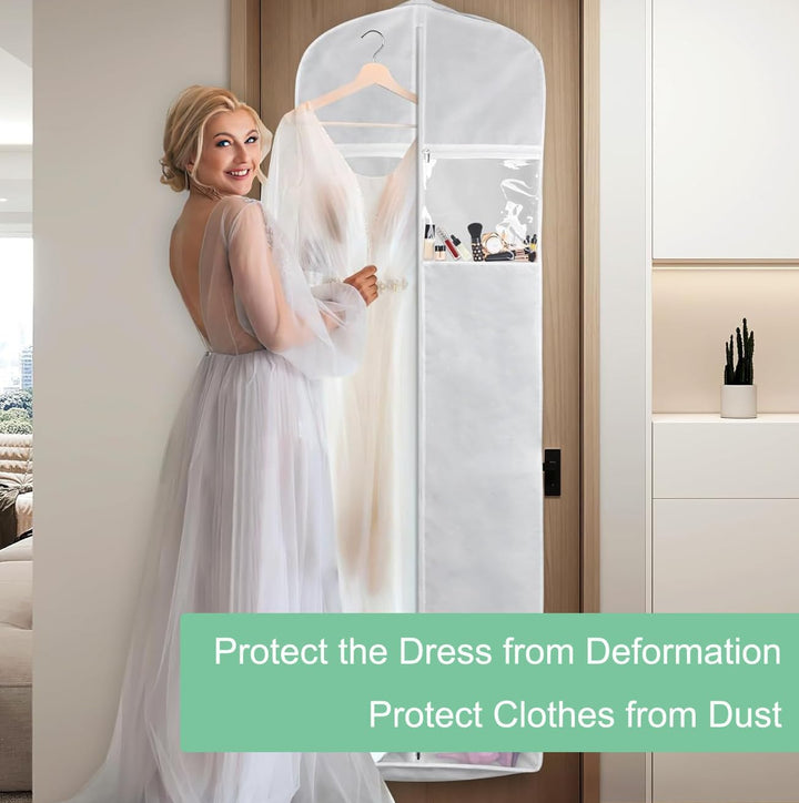 Kalsten | Long Wedding Dress Storage Set – Dustproof Wedding Dress Bag (1+1 FREE)