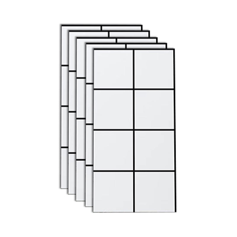 Kalsten | Stain Resistant Peel & Stick Tile Marble Effect Single Tile for Kitchen Backsplash