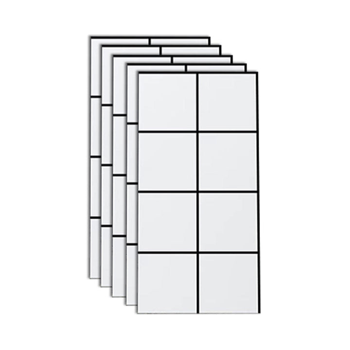 Kalsten | Stain Resistant Peel & Stick Tile Marble Effect Single Tile for Kitchen Backsplash