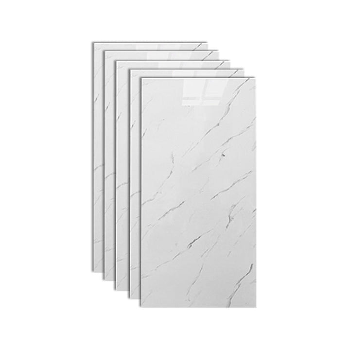 Kalsten | Stain Resistant Peel & Stick Tile Marble Effect Single Tile for Kitchen Backsplash