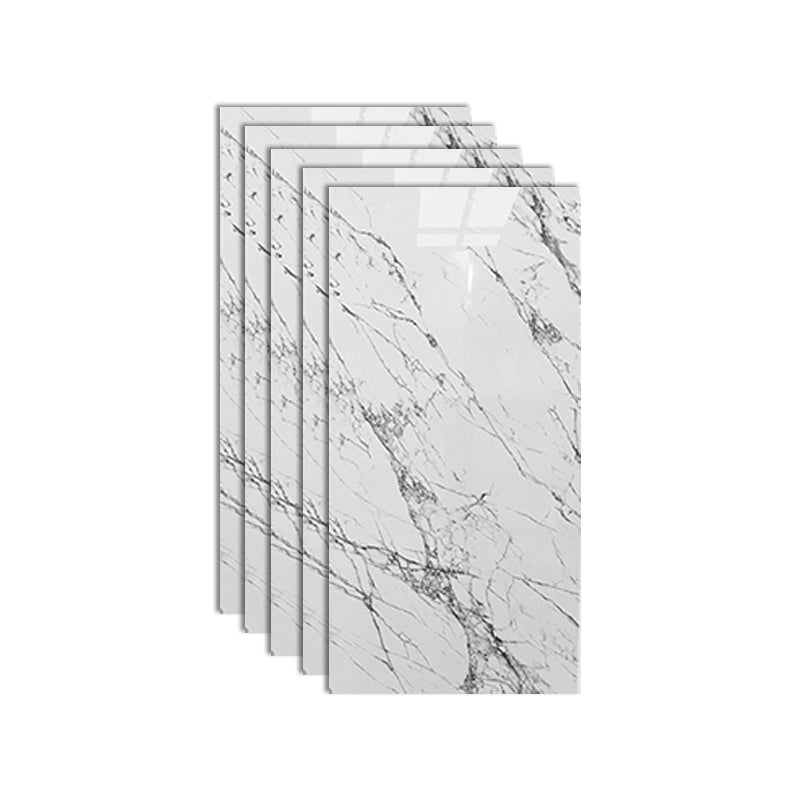 Kalsten | Stain Resistant Peel & Stick Tile Marble Effect Single Tile for Kitchen Backsplash