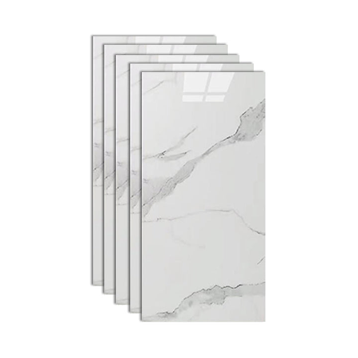 Kalsten | Stain Resistant Peel & Stick Tile Marble Effect Single Tile for Kitchen Backsplash