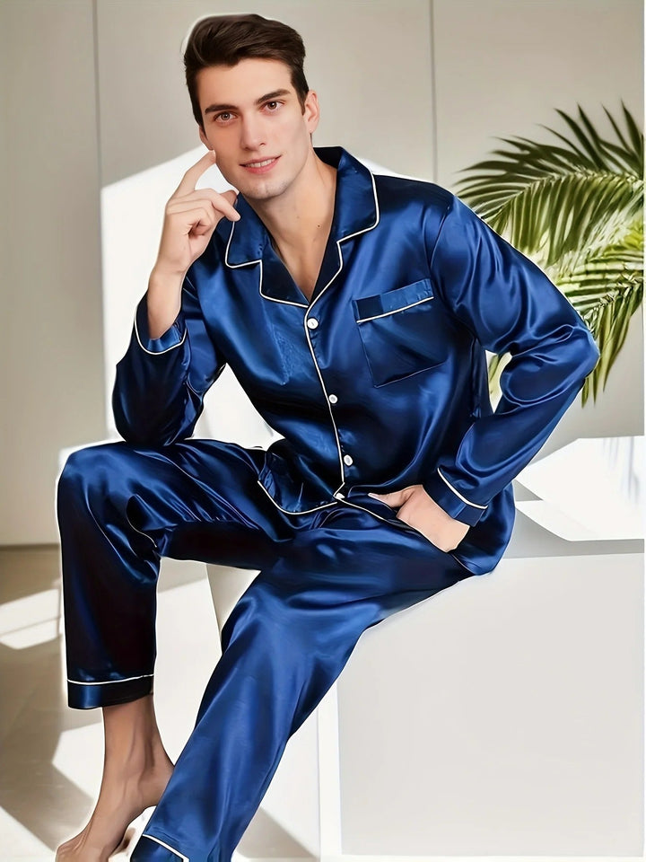 Kalsten | Luxury Men's Pajamas | Elegant Nightwear | Comfortable & Breathable | For Restful Sleep