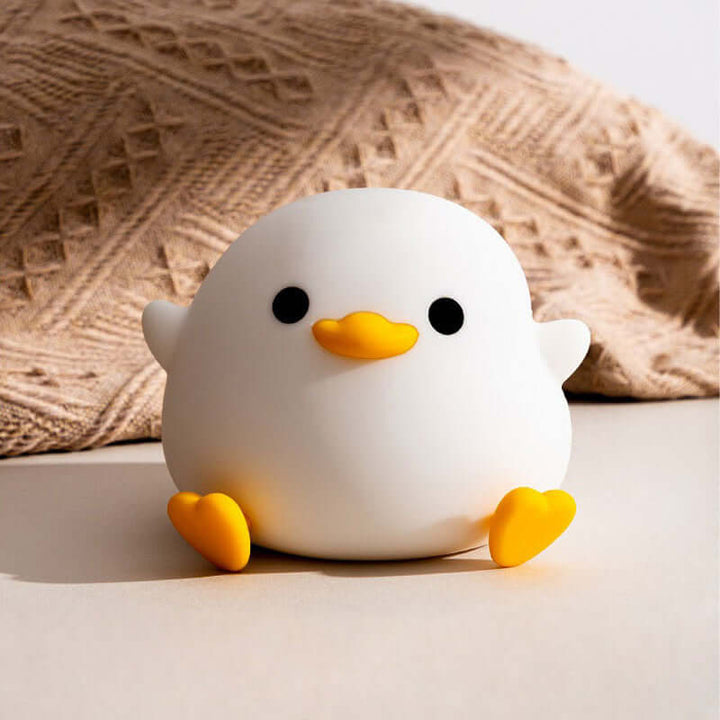 Doudou Duck Silicone Alarm Lamp Ambience Light Bedroom Bedside Lamp Usb Charging With Sleeping Night Light | Kalsten