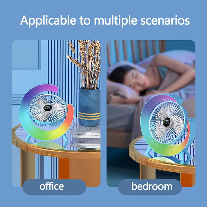 Multifunctional Colorful desktop small fan | Kalsten